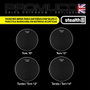 Promuco Parche Stealth de malla negra 14 pulgadas