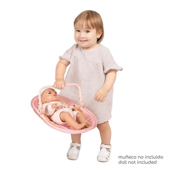 Decuevas Trona Columpio Honey 3 X 1 para Muñecas de hasta 50 cm - 30x31x60 cm