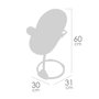 Decuevas Trona Columpio Honey 3 X 1 para Muñecas de hasta 50 cm - 30x31x60 cm