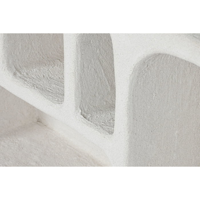 DKD Home Decor Estantería de Pared Abeto MDF Blanco 80x18x48