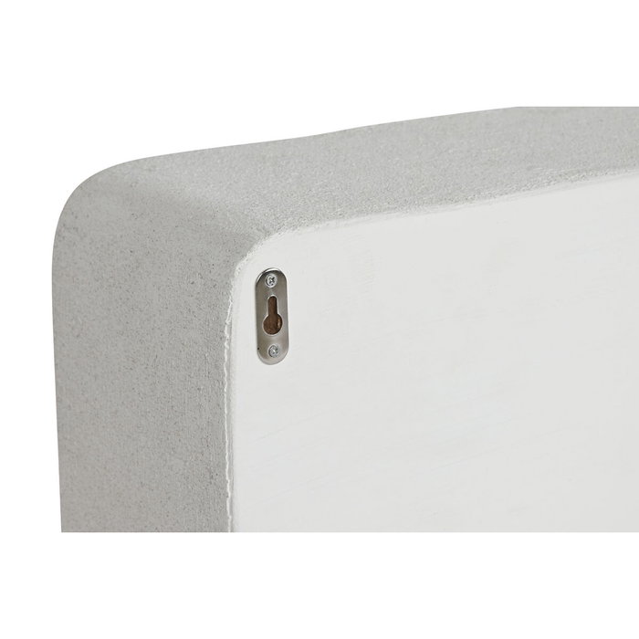 DKD Home Decor Estantería de Pared Abeto MDF Blanco 80x18x48