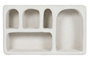 DKD Home Decor Estantería de Pared Moderna, Blanco, 80 x 18 x 48 cm (An x L x Al), en Abeto y MDF