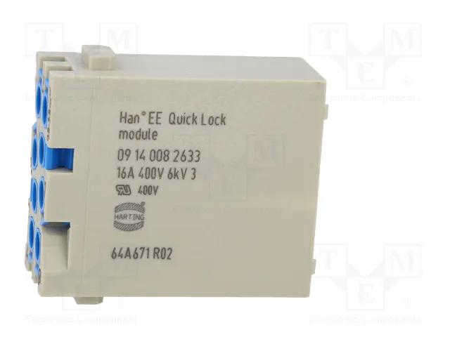 HARTING Han-Modular® módulo conector macho de 8 pines