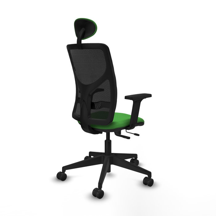 PIQUERAS Y CRESPO Silla de oficina Motilla con mecanismo Sincro/Traslack Verde y Negro PIQUERAS Y CRESPO Silla de oficina Motilla con mecanismo Sincro/Traslack Verde y Negro