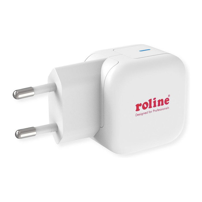ROLINE Cargador USB de 20W con Tecnología GaN y 1 Puerto Tipo-C
