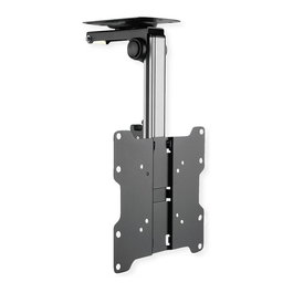 VALUE TV-Deckenhalterung Klappbar 17-37 Zoll, Bis 20 kg, Metálico Negro, Referencia 17.99.1186