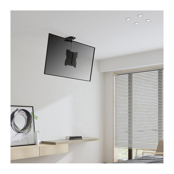 VALUE TV-Deckenhalterung Klappbar 17-37 Zoll, Bis 20 kg, Metálico Negro, Referencia 17.99.1186