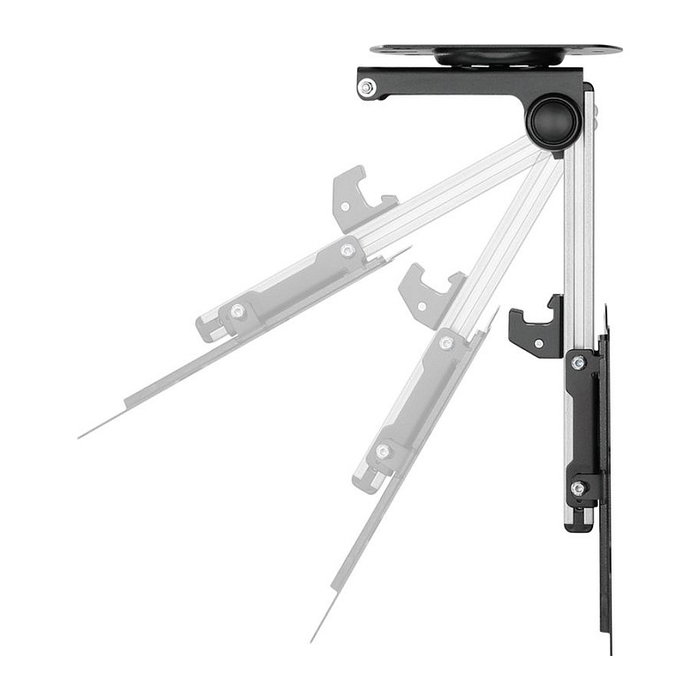 VALUE TV-Deckenhalterung Klappbar 17-37 Zoll, Bis 20 kg, Metálico Negro, Referencia 17.99.1186