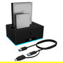 ICY BOX Docking Station IB-127CL-U3 para Discos Duros SATA de 2.5" y 3.5" con USB 3.0