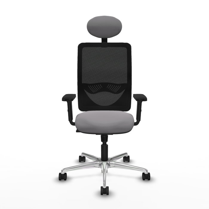 PIQUERAS Y CRESPO Silla de oficina Zulema Gris y Negro PIQUERAS Y CRESPO Silla de oficina Zulema Gris y Negro