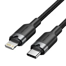 Vention Cable USB-C a Lightning LALBH de 2m, 27W, Negro
