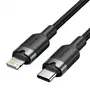 Vention LALBH Cable USB Tipo-C a Lightning, 27W, 2m, Negro