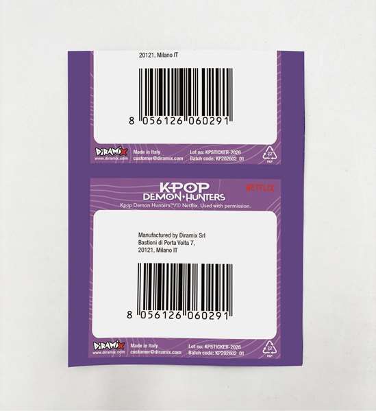Bizak Tarjetas de Pegatinas Kpop Demon Hunter