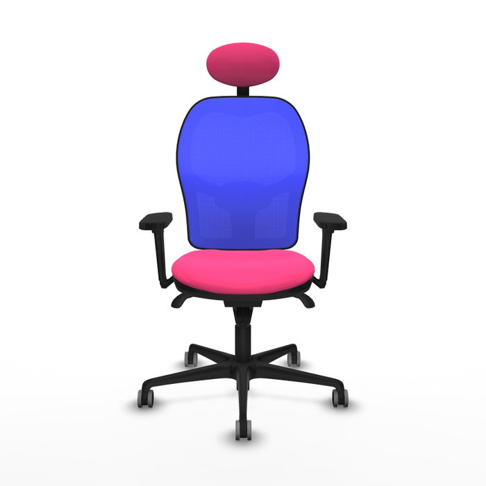PIQUERAS Y CRESPO Silla de oficina Jorquera Rosa y Azul PIQUERAS Y CRESPO Silla de oficina Jorquera Rosa y Azul