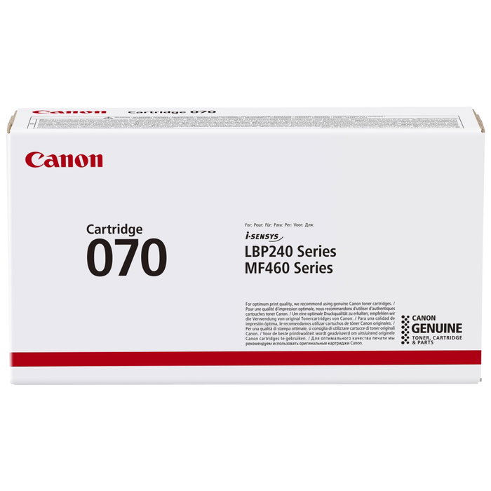 Canon Cartucho de Tóner 070 Negro para i-SENSYS MF465dw y otros modelos de la serie LBP240 y MF460. (5639C002) 번호