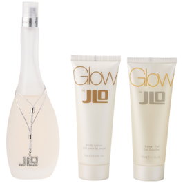 Set Jennifer Lopez: Glow, Eau De Toilette, For Women, 50 ml + Glow, Hydrating, Body Lotion, 75 ml + Glow, Hydrate, Shower Gel, All Skin Types, 75 ml