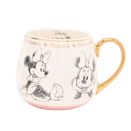 WIDDOP & CO Taza Minnie Disney Porcelana China Dorada