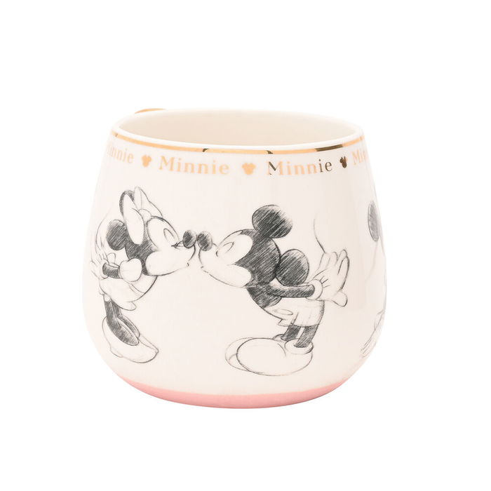 WIDDOP & CO Taza Minnie Disney Porcelana China Dorada