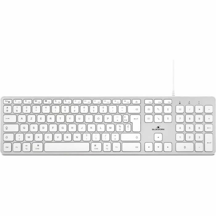 Bluestork Teclado para Mac con cable diseño francés Bluestork Teclado para Mac con cable diseño francés