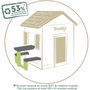 Smoby Life Mesa de picnic con 2 bancos adaptable a casas Smoby