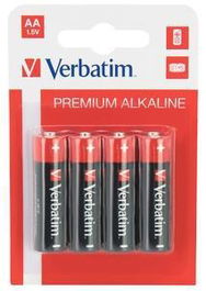 Verbatim Pilas Alcalinas AA LR6 - Pack 4 Unidades