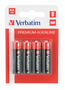 Verbatim Pilas Alcalinas AA LR06 Pack de 4 unidades
