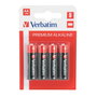Verbatim Pilas Alcalinas AA LR06 Pack de 4 unidades