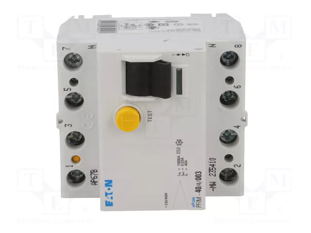 EATON ELECTRIC Interruptor Diferencial PFIM 4 polos 40A 30mA 400VAC EATON ELECTRIC Interruptor Diferencial PFIM 4 polos 40A 30mA 400VAC