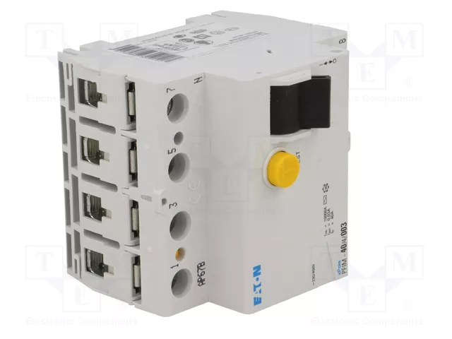 EATON ELECTRIC Interruptor Diferencial PFIM 4 polos 40A 30mA 400VAC EATON ELECTRIC Interruptor Diferencial PFIM 4 polos 40A 30mA 400VAC