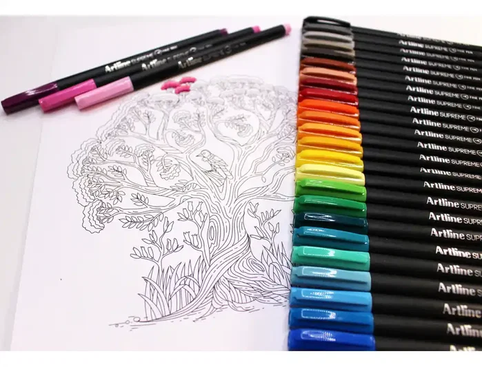 Artline Supreme EPFS200 Rotulador de punta fina Marrón 0,4 mm
