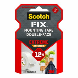 Scotch Cinta de montaje de doble cara Extreme, 19mm x 1,8m