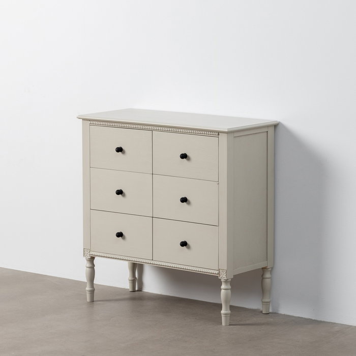 Cómoda Gris Claro Dm 75 X 33 X 75 cm Cómoda Gris Claro Dm 75 X 33 X 75 cm