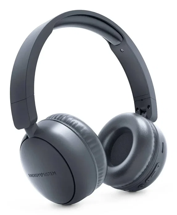 Energy Sistem HeadTuner Auriculares Diadema Bluetooth 5.3 Negro - 16H Autonomía, Radio FM, USB-C, MicroSD, Circumaurales, Plegables, para Música y Llamadas