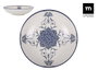 La Mediterranea Plato Hondo Rosetta Monaco Brillo 21 cm