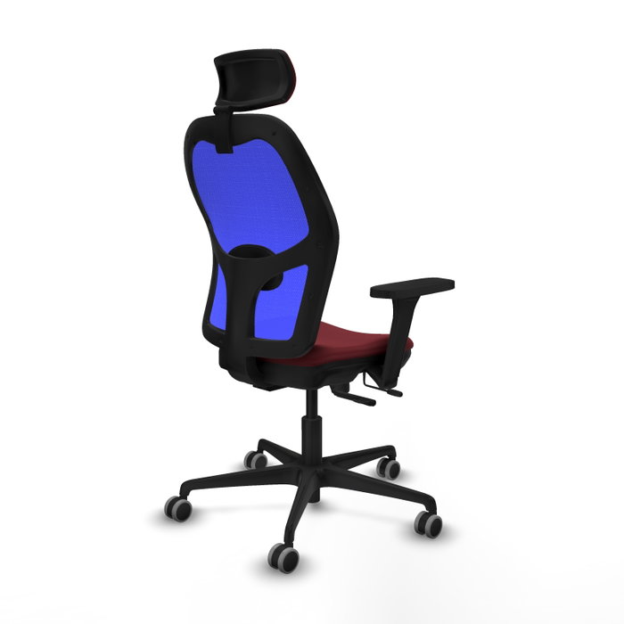 PIQUERAS Y CRESPO Silla de oficina Jorquera Granate y Azul PIQUERAS Y CRESPO Silla de oficina Jorquera Granate y Azul