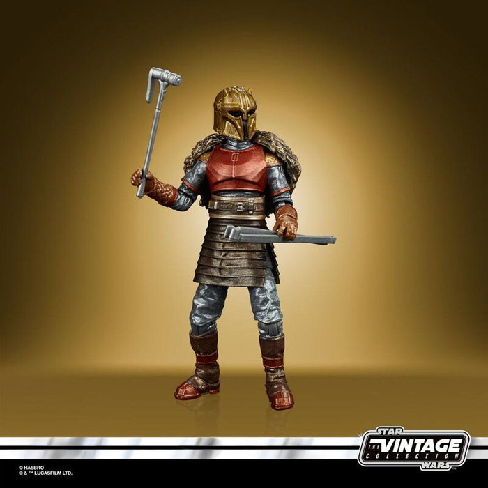 Hasbro Figura The Armorer Carbonized Collection Star Wars 10cm Vintage con Accesorios