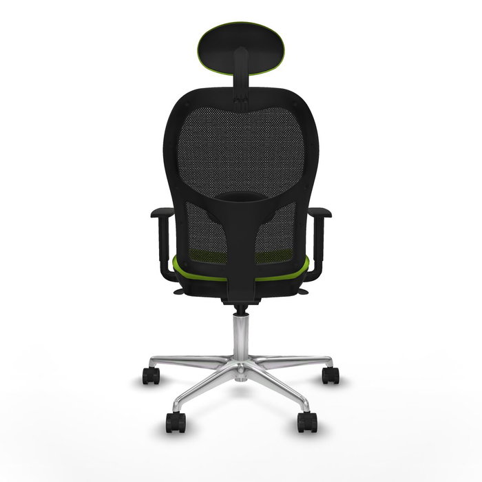 PIQUERAS Y CRESPO Silla de oficina Jorquera con mecanismo sincro, pistacho y negro