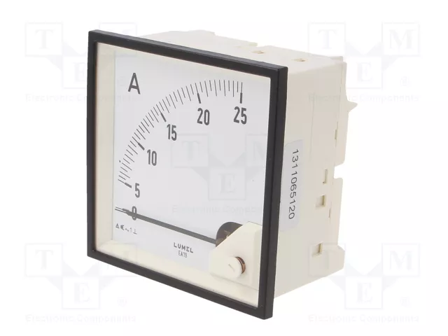 LUMEL EA19N Amperímetro de Panel True RMS 0-25A AC