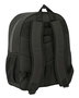 Mochila Escolar Eckō Unltd. Worldwide Negro 32 x 38 x 12 cm