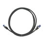LogiLink C6A023S Patch Cord Cable de Red Cat.6A S/FTP 0.5 m Negro - 10 Gigabit Ethernet, 500 MHz, RJ-45 Macho