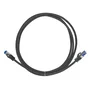 LogiLink Cable de Red Ultraflex Cat6a S/FTP Negro 0,5 m
