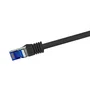 LogiLink Cable de Red Ultraflex Cat6a S/FTP Negro 0,5 m