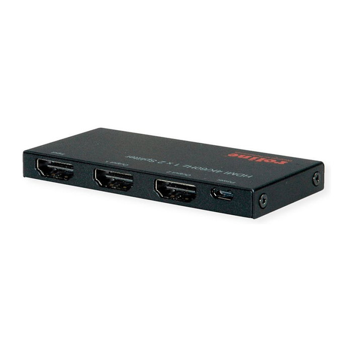 ROLINE HDMI Video-Splitter Ultra Slim 2fach 14.01.3556 ROLINE HDMI Video-Splitter Ultra Slim 2fach 14.01.3556