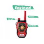 Dickie Walkie Talkie Fun 2.4 GHz Set de 2 piezas Negro/Rojo