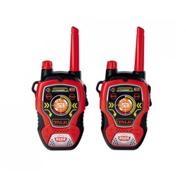 Dickie Walkie Talkie Fun 2.4 GHz Set de 2 piezas Negro/Rojo