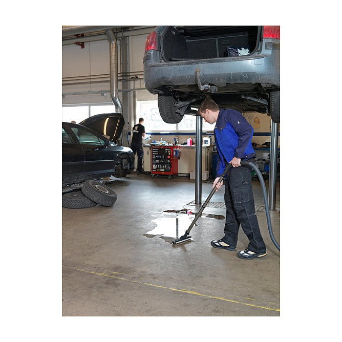 Nilfisk Attix 30-21 PC Aspiradora de Tambor Seco/Húmedo 1500W 30L 59dB Profesional 230V Negro/Azul