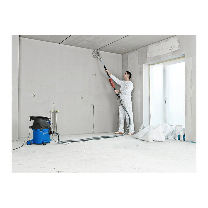 Nilfisk Attix 30-21 PC Aspiradora de Tambor Seco/Húmedo 1500W 30L 59dB Profesional 230V Negro/Azul