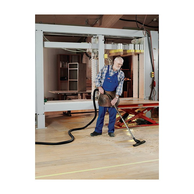 Nilfisk Attix 30-21 PC Aspiradora de Tambor Seco/Húmedo 1500W 30L 59dB Profesional 230V Negro/Azul