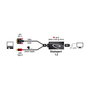 DeLOCK Adaptador DVI-D a DisplayPort 1.2 con USB, Macho a Hembra, 0.3m, Negro, Resolución 4K 3840 x 2160 Pixeles