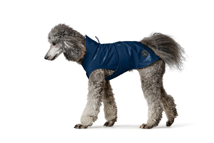 Hunter Abrigo Milford Talla 35 cm Azul Resistente al Agua y al Viento para Perro